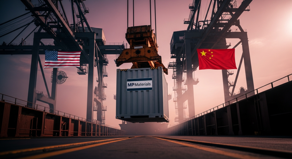 中國稀土磁鐵出口緊縮 美MP Materials戰略地位升級 中國稀土磁鐵出口緊縮 美MP Materials戰略地位升級