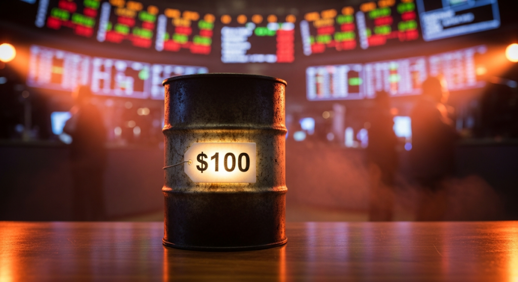 油價逼近 100 美元大關,通膨升溫疑慮再起,全球股市連三週收黑 油價逼近 100 美元大關,通膨升溫疑慮再起,全球股市連三週收黑