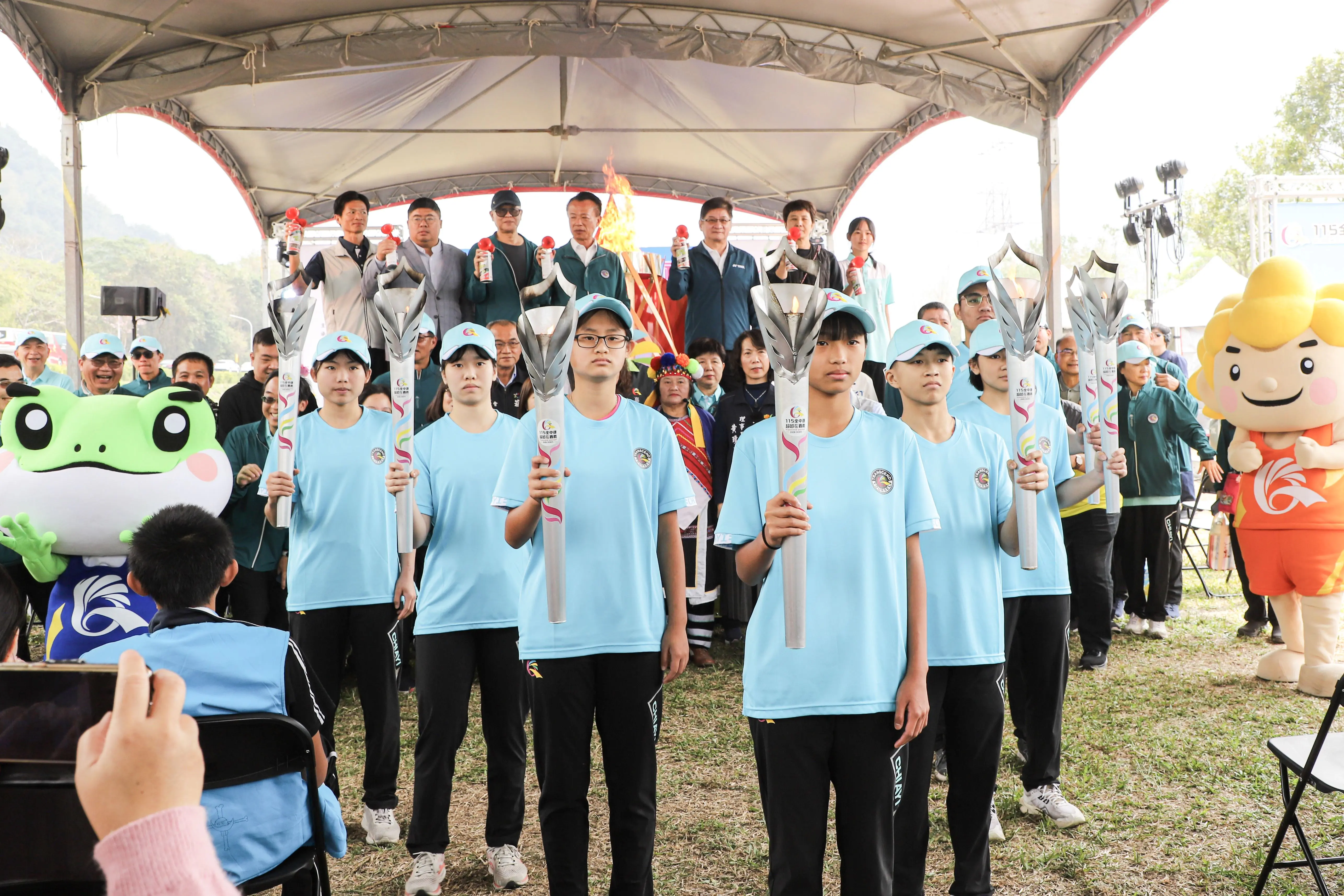 115年全中運聖火引燃 閃耀太陽之都 115年全中運聖火引燃 閃耀太陽之都