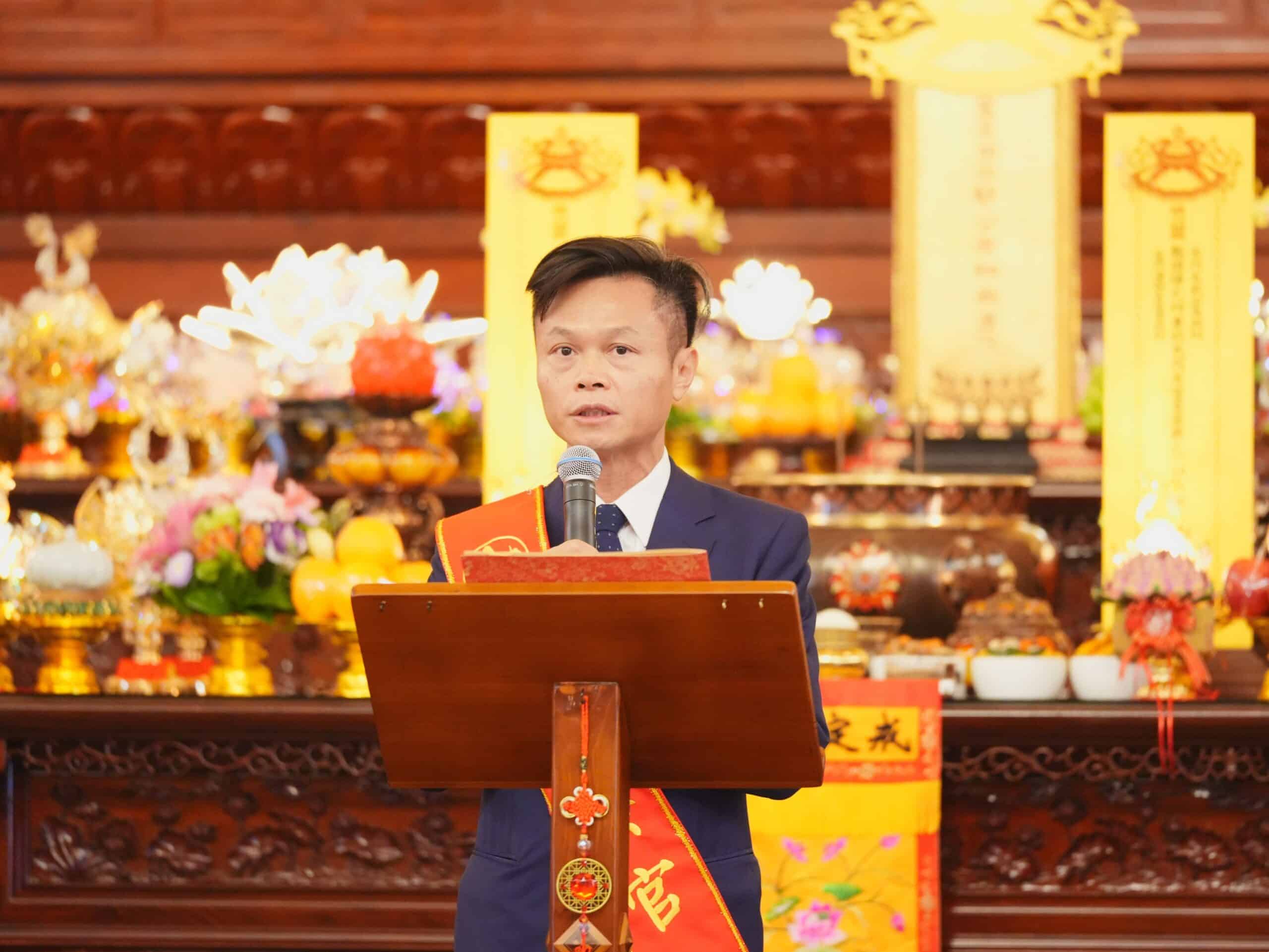 清明追思先烈英魂 林副秘書長出席台中念佛堂護國息災法會 祈願國泰民安、風調雨順 清明追思先烈英魂 林副秘書長出席台中念佛堂護國息災法會 祈願國泰民安、風調雨順