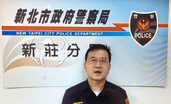 火速逮捕猥褻嫌 新莊警網路巡邏成績亮麗 51 《圖說》中港派出所副所長李文萌說明案由。〈新莊分局提供〉