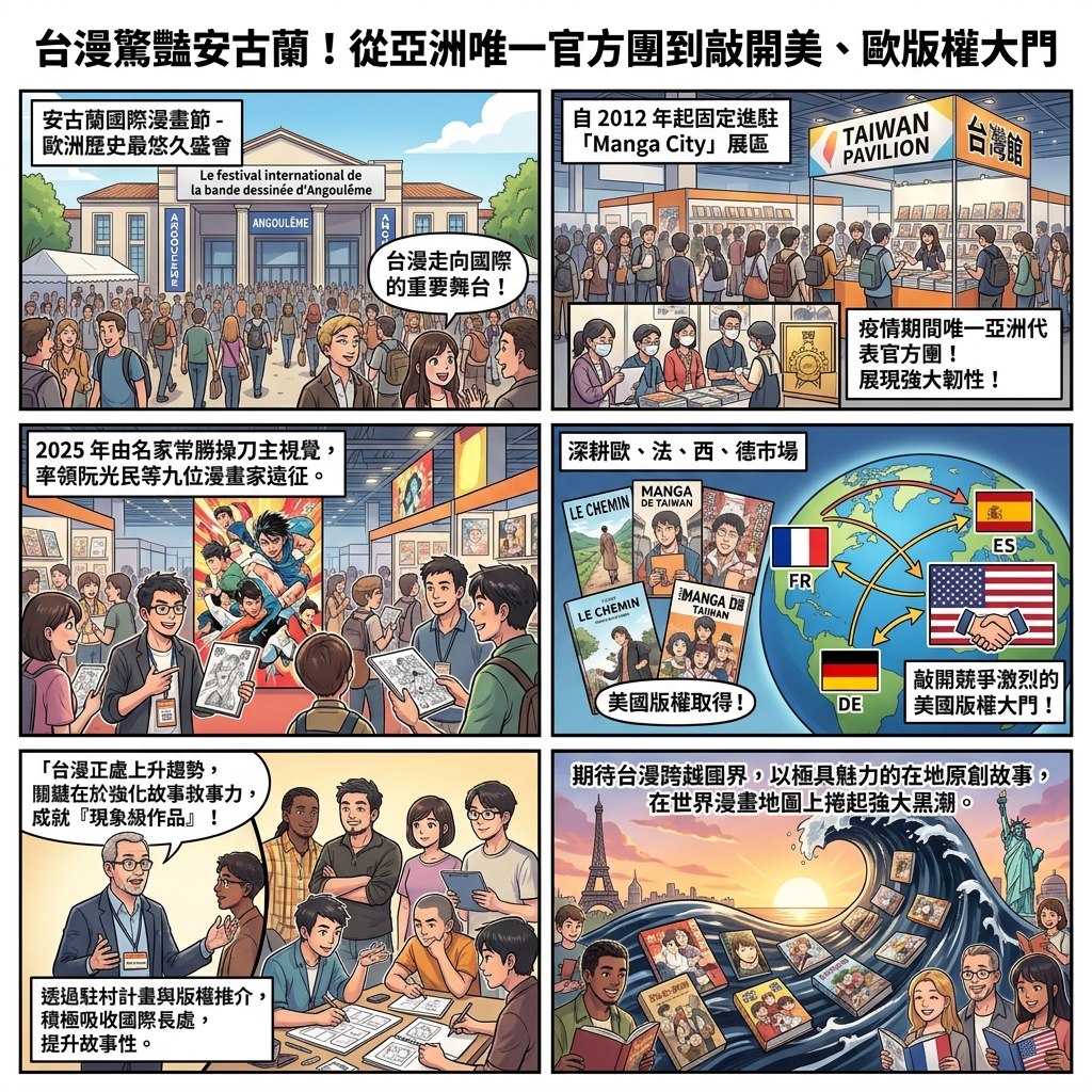 台漫驚豔安古蘭！從亞洲唯一官方團到敲開美、歐版權大門