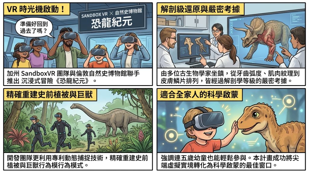 VR 時光機啟動!Sandbox 攜手博物館,解剖級還原恐龍紀元 VR 時光機啟動!Sandbox 攜手博物館,解剖級還原恐龍紀元