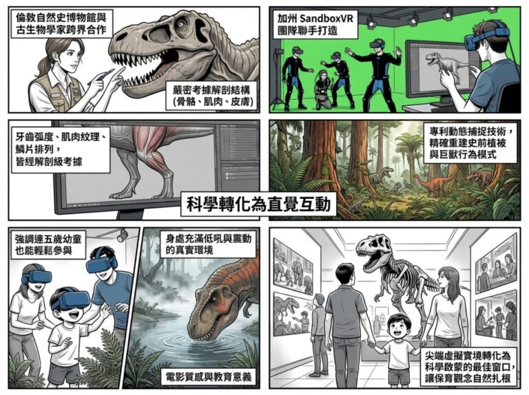 VR 時光機啟動！Sandbox 攜手博物館，解剖級還原恐龍紀元
