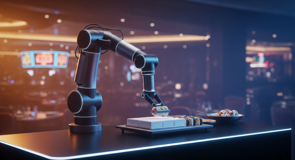 賭場餐飲機器人應用日增 緩解人力短缺並提升營運效率