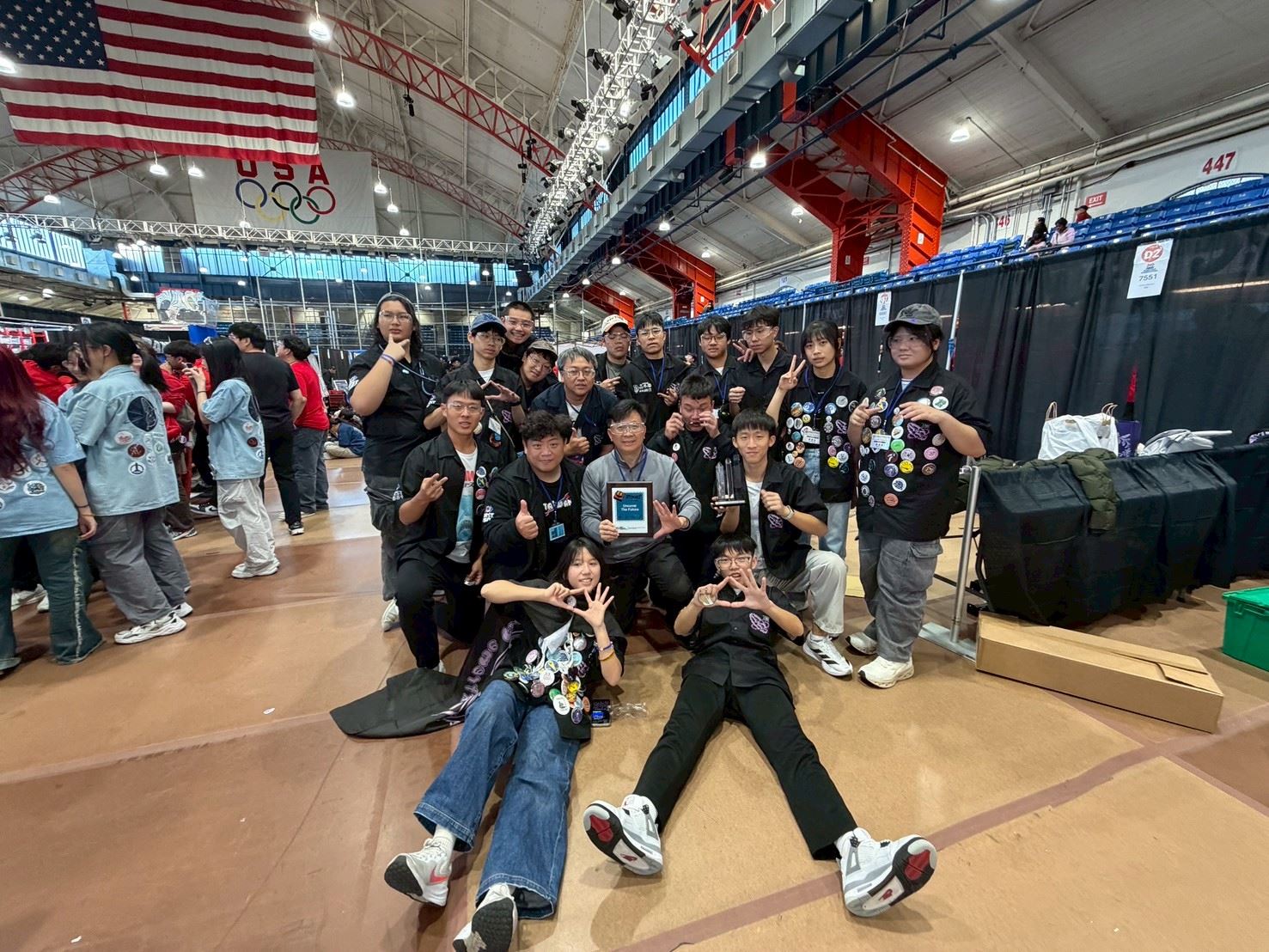 竹崎高中FRC7551紐約賽奪佳績 晉級休士頓世界賽 竹崎高中FRC7551紐約賽奪佳績 晉級休士頓世界賽