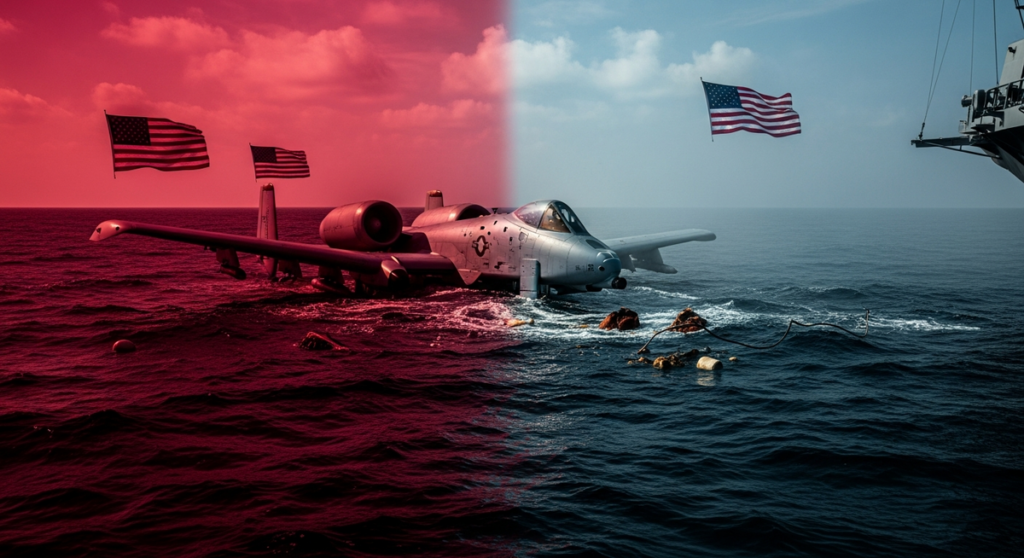 A-10疣豬戰機荷姆茲海峽墜毀飛行員獲救 美伊軍事緊張再升 A-10疣豬戰機荷姆茲海峽墜毀飛行員獲救 美伊軍事緊張再升