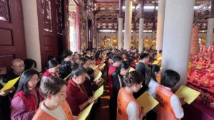 昆山慧聚天后宮舉行觀音聖誕祭典　為兩岸善信大德誦經祝禱