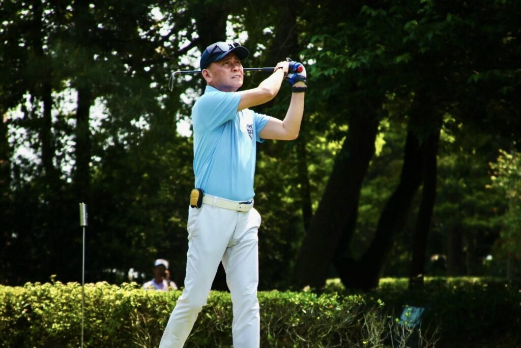 「台灣百年六中」高爾夫賽登場 戴錫欽盼凝聚校友力量化為社會公益動能 台北市議會議長戴錫欽以成功中學校友會理事長的身分參與「第四屆台灣百年六中高爾夫聯誼賽」。(圖/戴錫欽粉專)