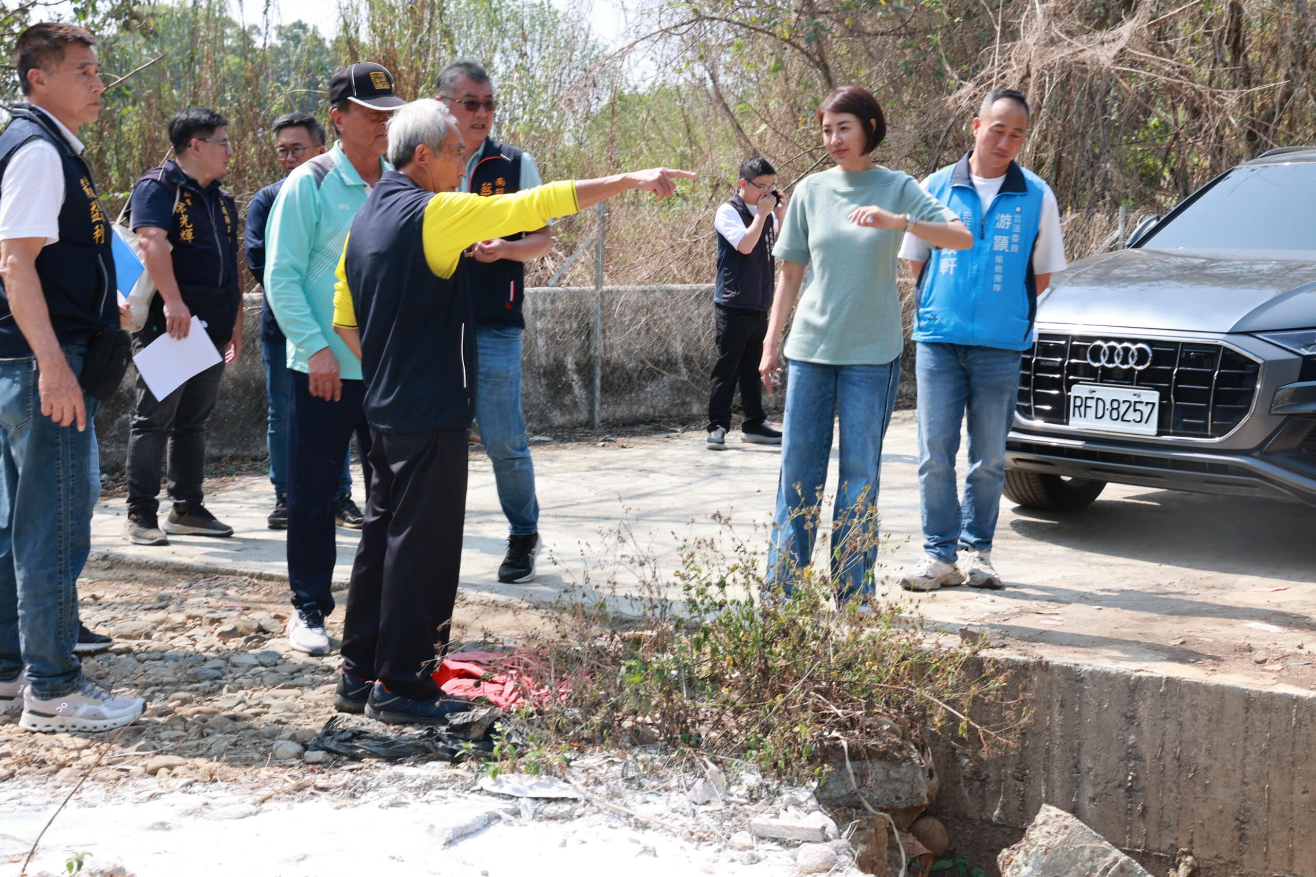 縣長許淑華會勘名間基層建設 核定1,024萬改善 縣長許淑華會勘名間基層建設 核定1,024萬改善