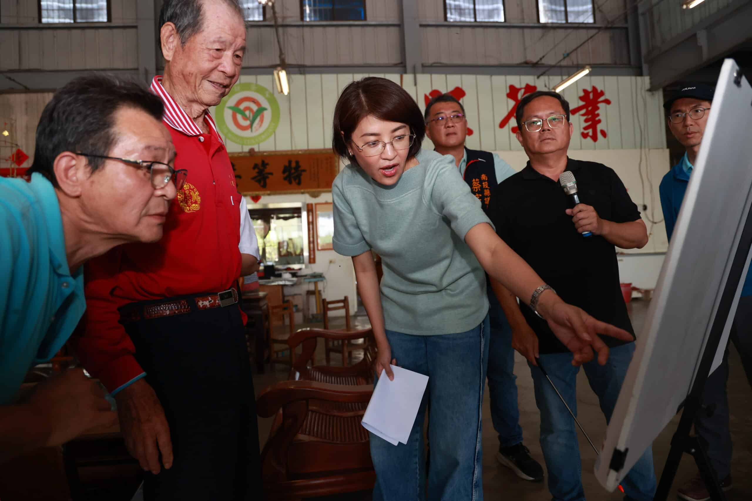 縣長許淑華會勘名間基層建設 核定1,024萬改善 縣長許淑華會勘名間基層建設 核定1,024萬改善