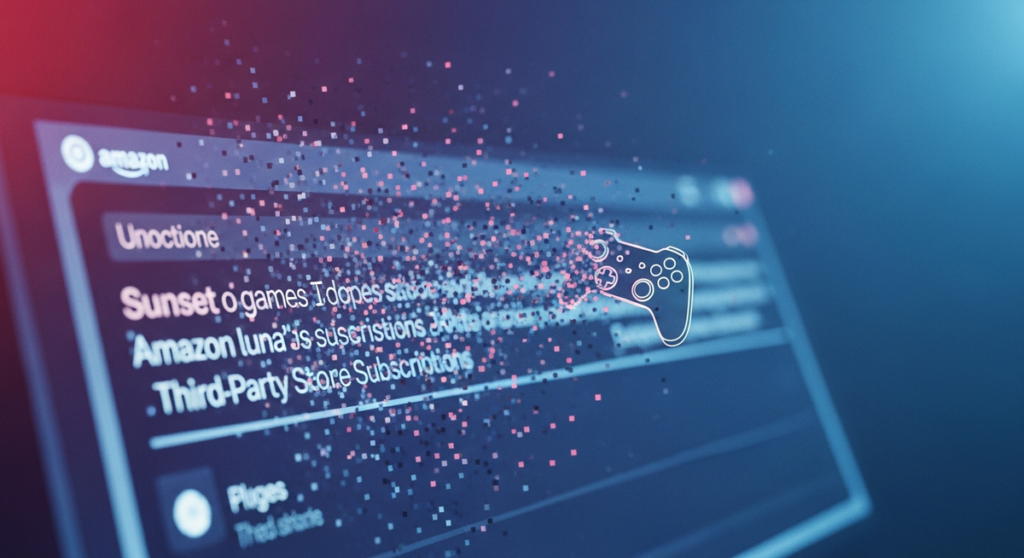 Amazon Luna服務模式轉型：終止遊戲商店與第三方訂閱