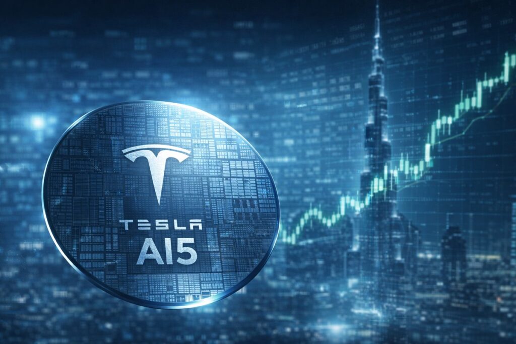 特斯拉AI5晶片研發定案股價飆!強力布局機器人與超級電腦 特斯拉AI5晶片研發定案股價飆!強力布局機器人與超級電腦