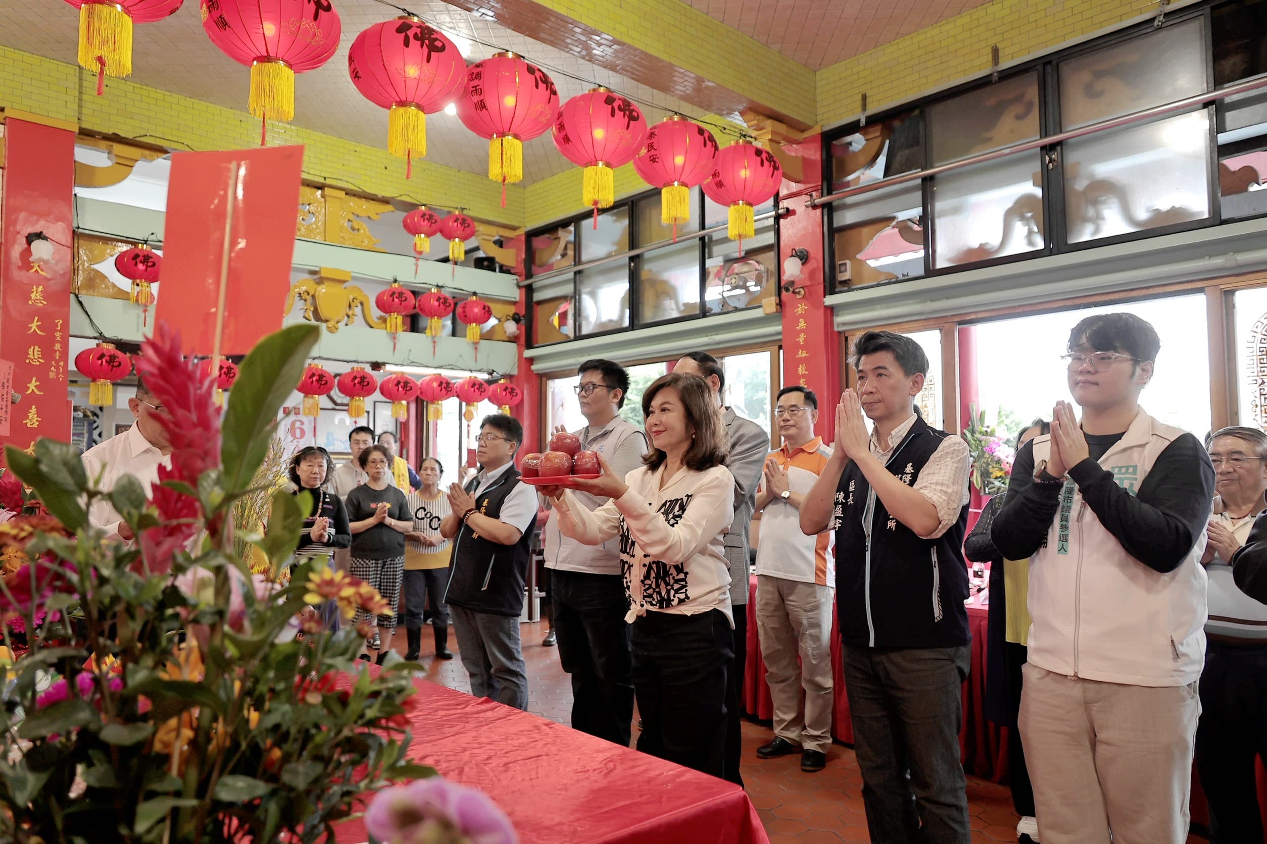 基隆大佛禪院觀音聖誕法會 邱佩琳:山頂觀音像是最安定人心的城市地標 基隆大佛禪院觀音聖誕法會 邱佩琳:山頂觀音像是最安定人心的城市地標