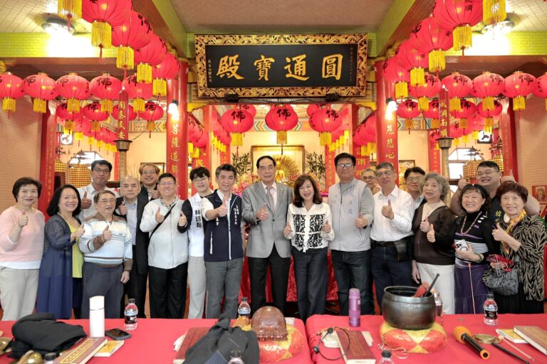 基隆大佛禪院觀音聖誕法會　邱佩琳：山頂觀音像是最安定人心的城市地標