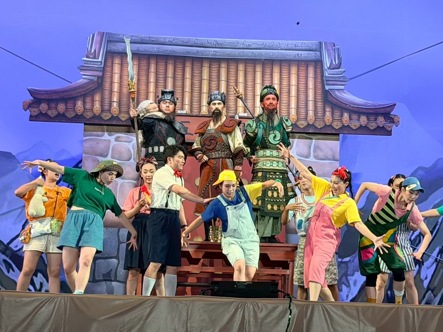 紙風車劇團竹山演出 《三國奇遇》嗨翻全場 紙風車劇團竹山演出 《三國奇遇》嗨翻全場