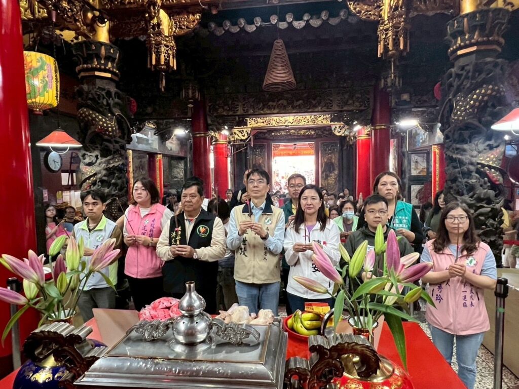 跨縣市祈福 苗栗南投連線請媽祖保佑 跨縣市祈福 苗栗南投連線請媽祖保佑