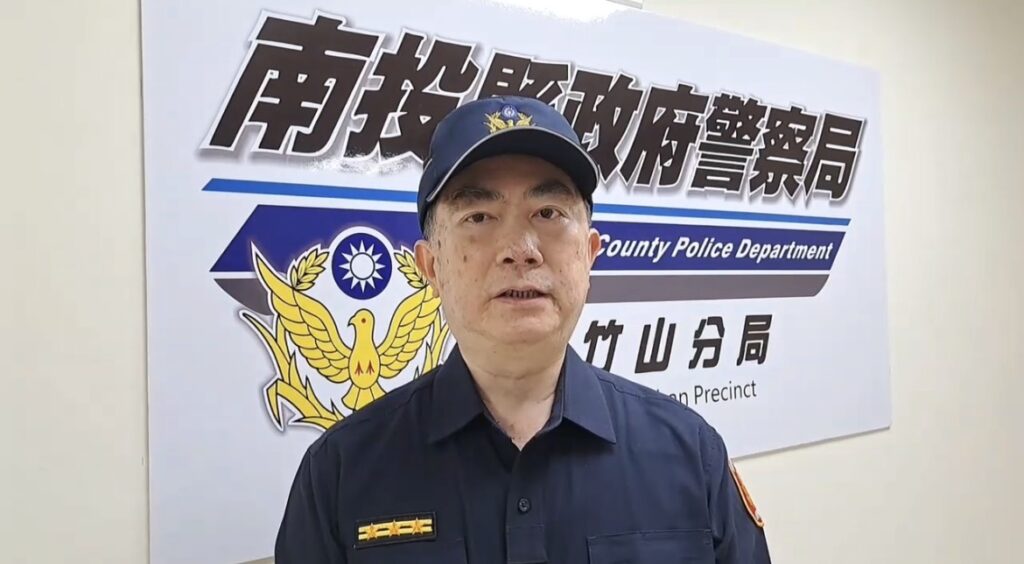 竹山鎮砂石車產業道路　發生一起砂石車肇事之交通事故
