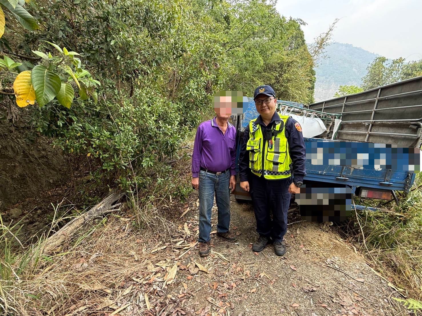 桃園民眾送貨至大埔　導航迷失山區產業道路　中埔警急救援