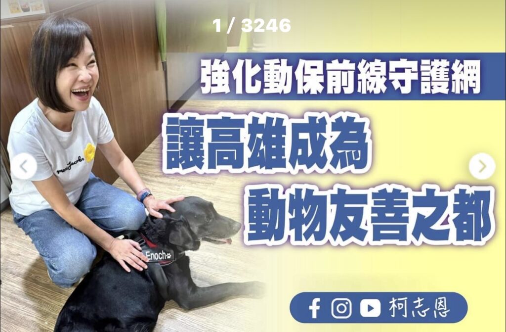 柯志恩委員針對高雄動保議題的回應 柯志恩委員針對高雄動保議題的回應