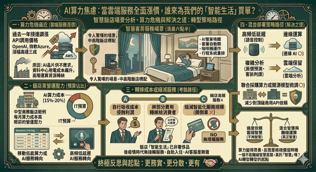 AI算力焦慮:當雲端服務全面漲價,誰來為我們的「智能生活」買單? AI算力焦慮:當雲端服務全面漲價,誰來為我們的「智能生活」買單?