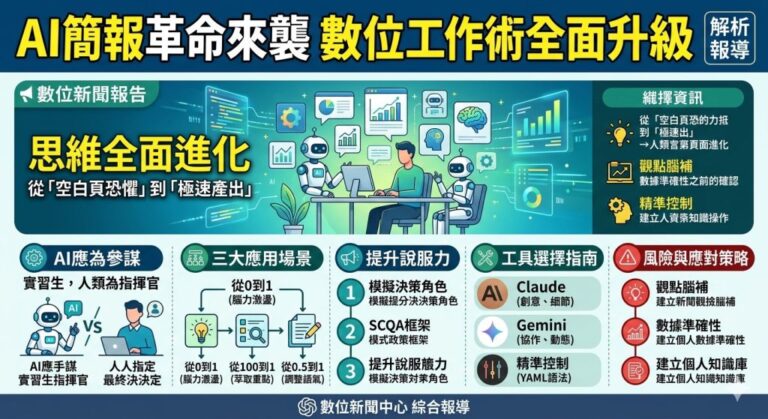 AI簡報革命來襲數位工作術全面升級解析報導