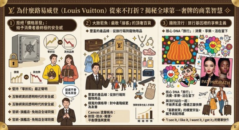 為什麼路易威登（Louis Vuitton）從來不打折？揭秘全球第一奢牌的商業智慧