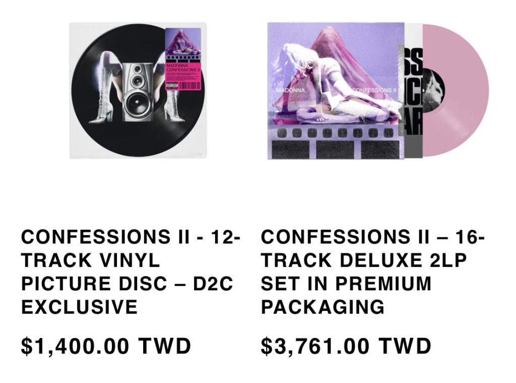 天后回歸舞池!瑪丹娜新專輯《Confessions II》七月降臨,官網預購即刻開跑 天后回歸舞池!瑪丹娜新專輯《Confessions II》七月降臨,官網預購即刻開跑