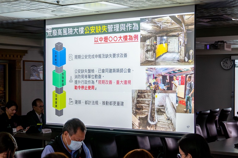 高風險大樓存公安隱憂 張善政列管27處強化申報機制 高風險大樓存公安隱憂 張善政列管27處強化申報機制