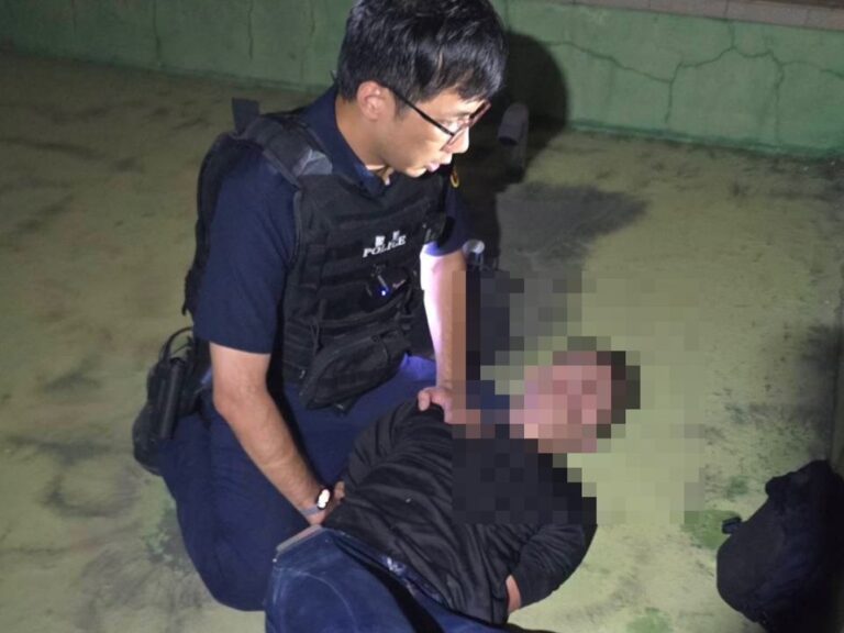 岡山警展現「高效率」頂樓搜捕火速緝獲竊盜慣犯