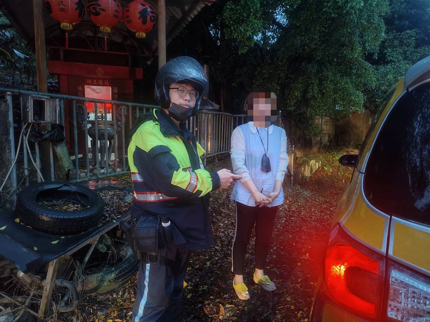 豪雨釀山路危機 「豐原警」即刻馳援展現為民服務精神 豪雨釀山路危機 「豐原警」即刻馳援展現為民服務精神