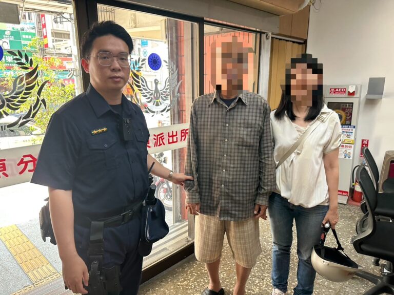 失智翁騎車離家24公里 「豐原警」火速尋回助團圓