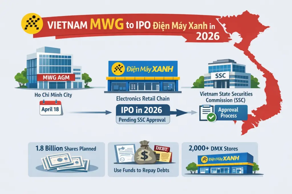 越南MWG股東會重申DMX年內IPO照原定時程