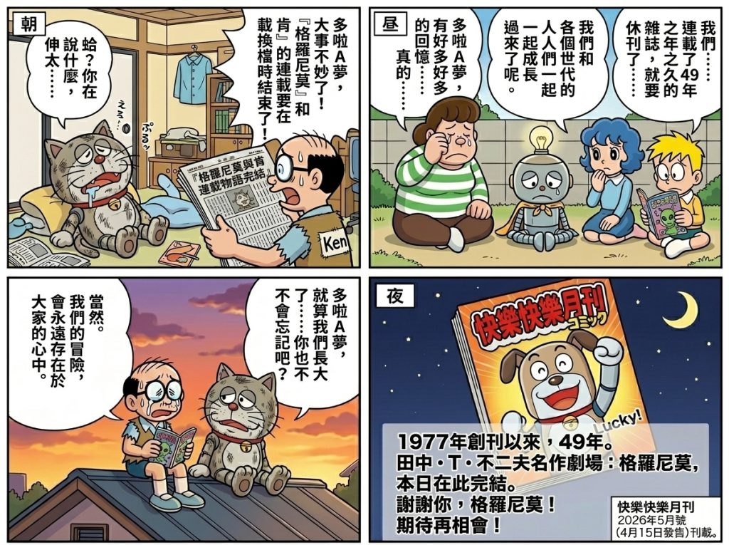 一個時代的結束!《哆啦A夢》雜誌連載畫下句點 一個時代的結束!《哆啦A夢》雜誌連載畫下句點