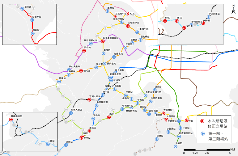 新北TOD3.0今實施 充電車位、低碳建築成開發新門檻 46 《圖說》TOD3.0增額容積66處適用場站分布圖。〈城鄉局提供〉