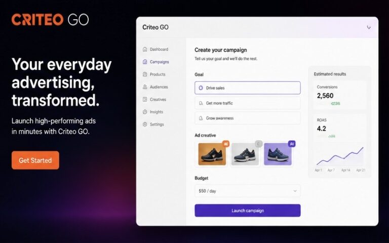 廣告內容平台自動化升級！Criteo GO擴張生成式行銷工具版圖