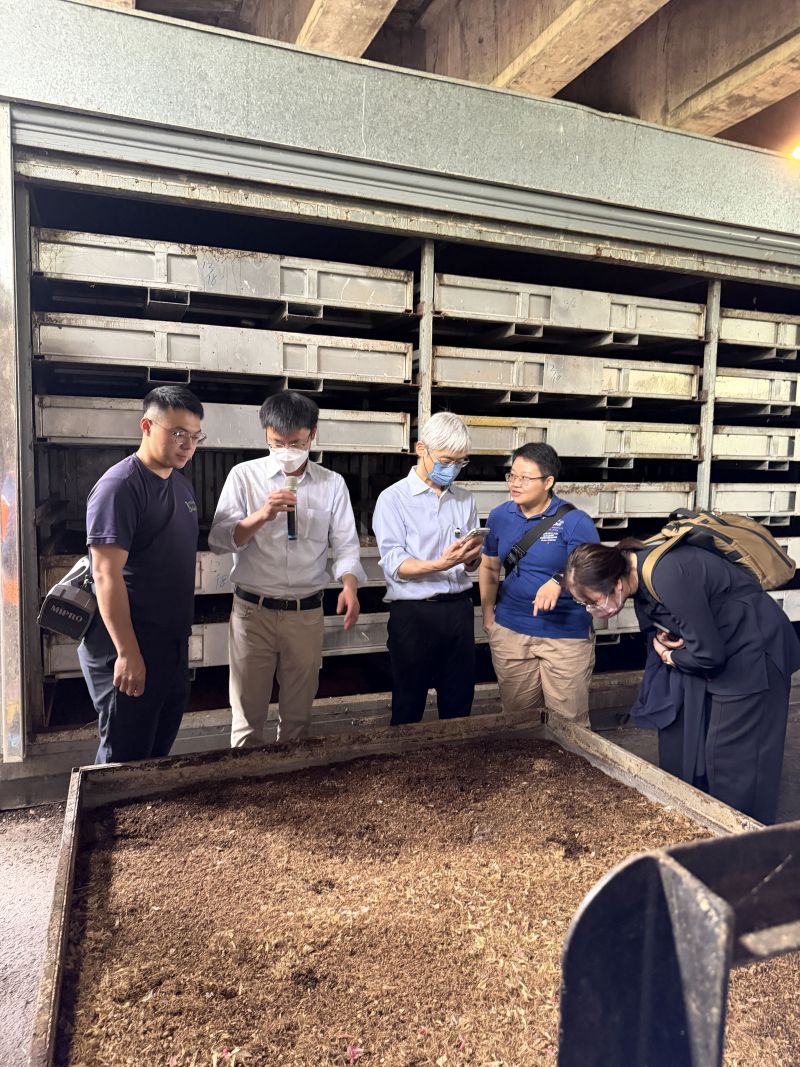 新北廢棄物變黃金 環境部評鑑榮獲3特優1優等 26 《圖說》廚餘多元化再利用--黑水虻生物處理。〈環保局提供〉