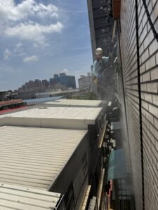 桃園市桃園區社區透天外牆防水工程施工