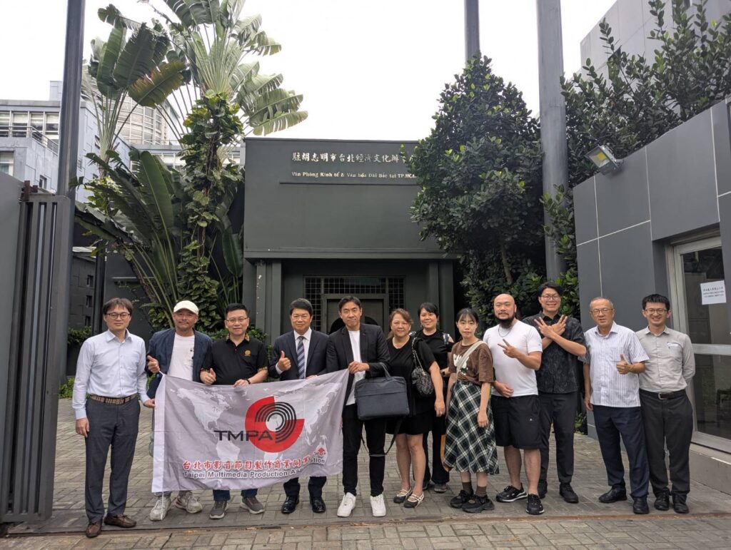 台北影音公會拜會駐胡志明市台北經濟文化辦事處 深化台越影視與AI內容產業交流合作 3 S 859586566