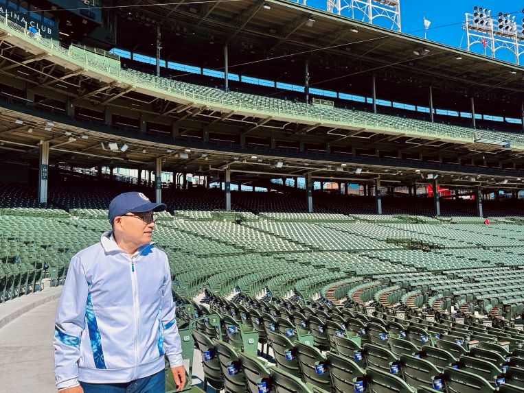 從百年球場看城市發展 侯友宜考察Wrigley Field汲取大巨蛋規劃經驗 從百年球場看城市發展 侯友宜考察Wrigley Field汲取大巨蛋規劃經驗