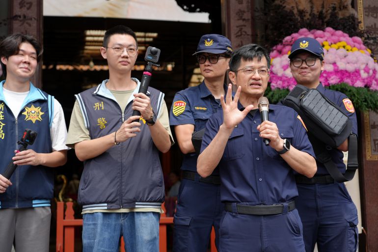 大拜拜遶境登場 新莊500警全面戒備暴力零容忍 大拜拜遶境登場 新莊500警全面戒備暴力零容忍