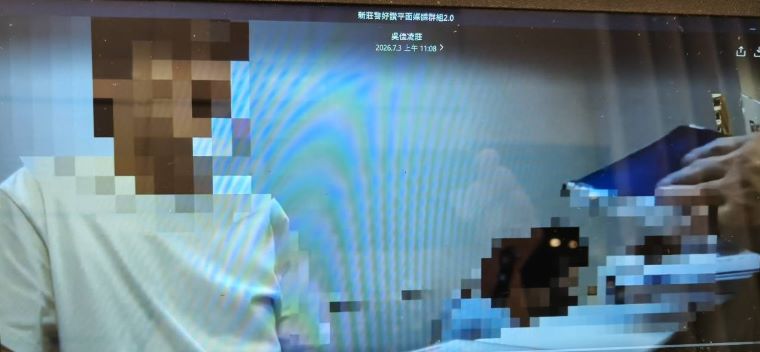 新莊德州撲克競技場所傳爭執 警列擴大臨檢加強查察 14 《圖說》該場所過往臨檢畫面。〈新莊分局提供〉