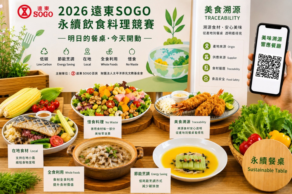 明日的餐桌,今天開動! 2026遠東SOGO永續飲食料理競賽開跑 6 20260709010