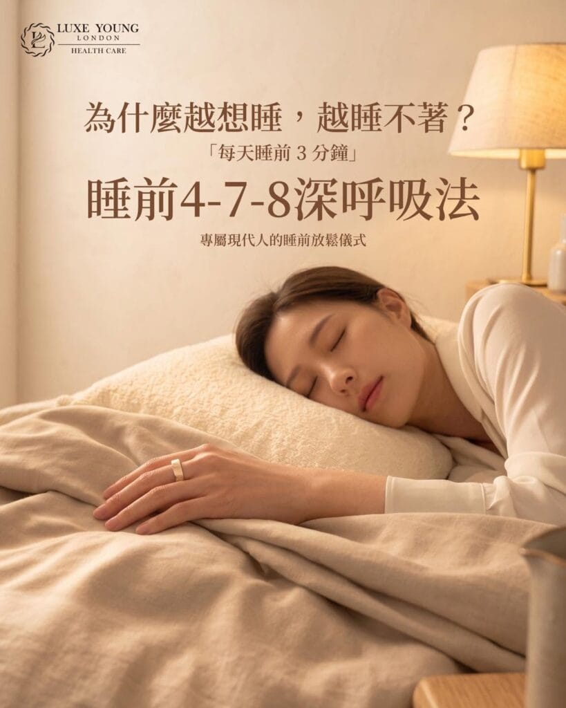 睡不好怎麼辦? | 478 深呼吸法 | LUXE YOUNG Health Care 睡不好怎麼辦? | 478 深呼吸法 | LUXE YOUNG Health Care