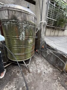 台北市大安區公寓外牆磁磚空心拆除露台防水工程施工