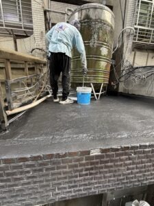 台北市大安區公寓外牆磁磚空心拆除露台防水工程施工