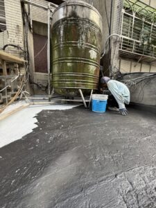 台北市大安區公寓外牆磁磚空心拆除露台防水工程施工