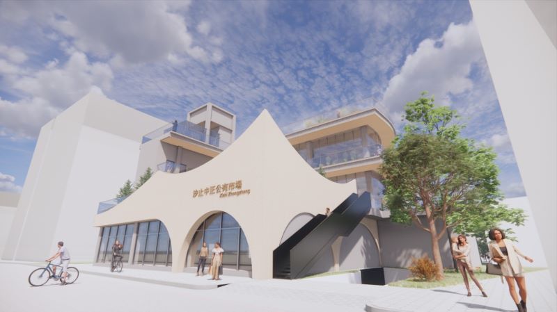 汐止生活新據點 中正市場上梁 力拚年底啟用 22 《圖說》汐止中正市場完工後示意圖。〈市場處提供〉