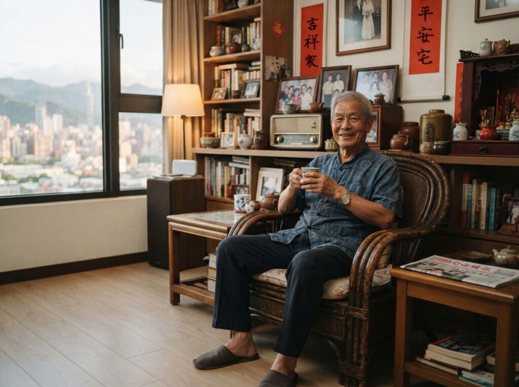 90歲爺爺搬家最難搬遷的是習慣