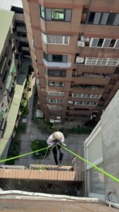 桃園市桃園區社區外牆除樹工程施工